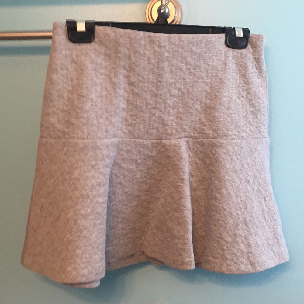 Flounce hem skirt